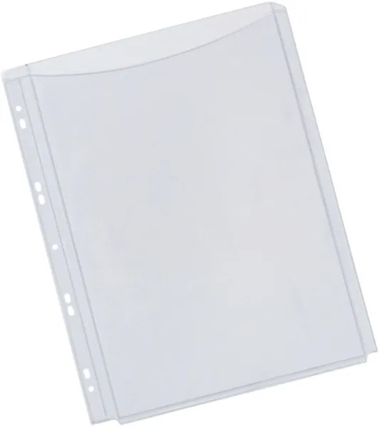 Q-connect kataloglomme A4 180my klar 5stk