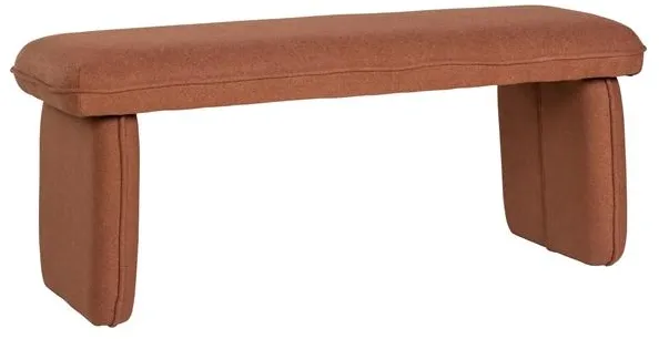 Hübsch Mellow Bænk Rødbrun