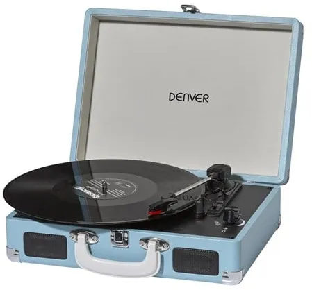 DENVER VPL-120 - turntable - Pladespiller Blå