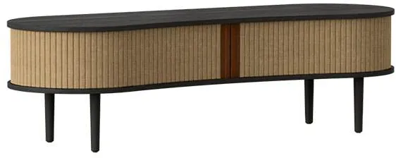 Umage Audacious TV bænk - sort eg - Sugar brown